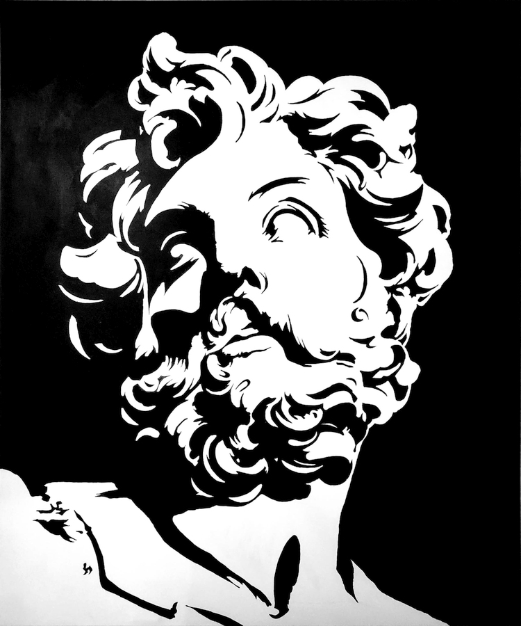 ArteDiAlina.com painting: Poseidon (da&nbsp;Catrame)